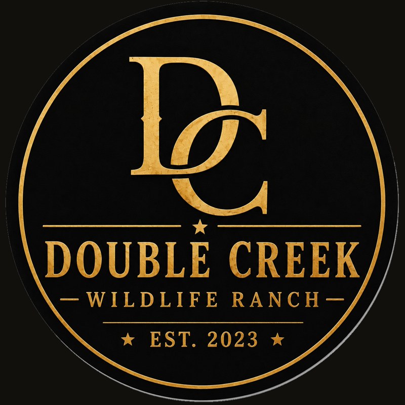 Round Double Creek crest badge